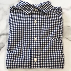 Cremiuex Slim Fit Gingham Buttun Up Sz. L